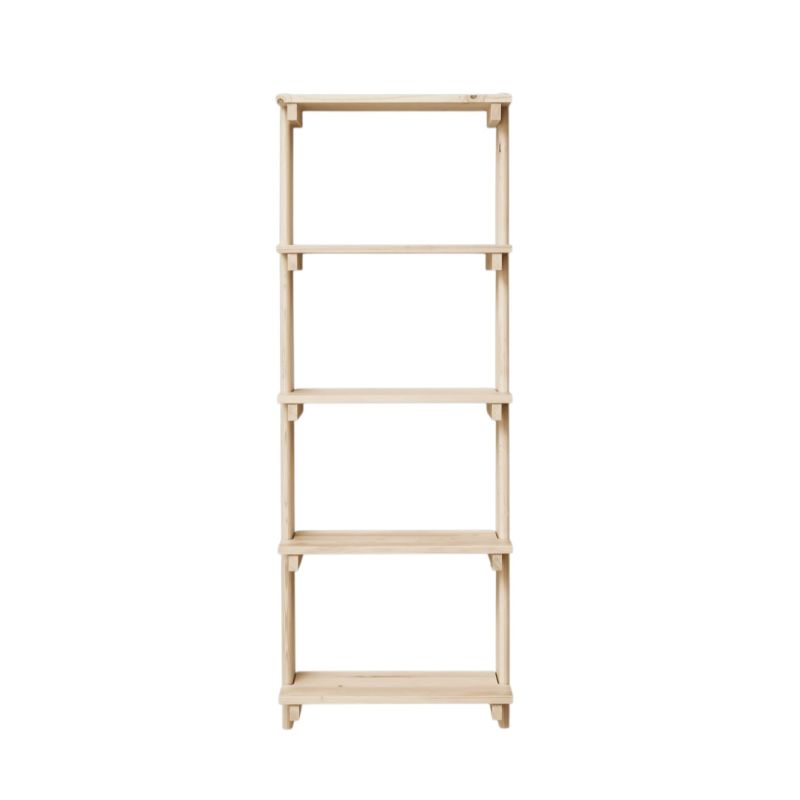 Beam wall shelf with 5 compartments Form & Refine